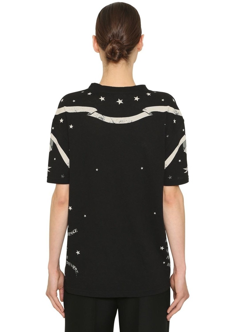 Givenchy Oversized Printed Cotton Jersey T-shirt | Tees