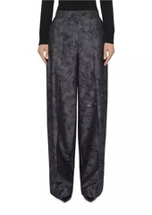 Givenchy Oversized Tailored Pants in Cat Jacquard