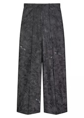 Givenchy Oversized Tailored Pants in Cat Jacquard