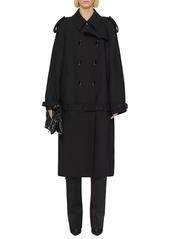 Givenchy Oversized Trench-Coat in Wool