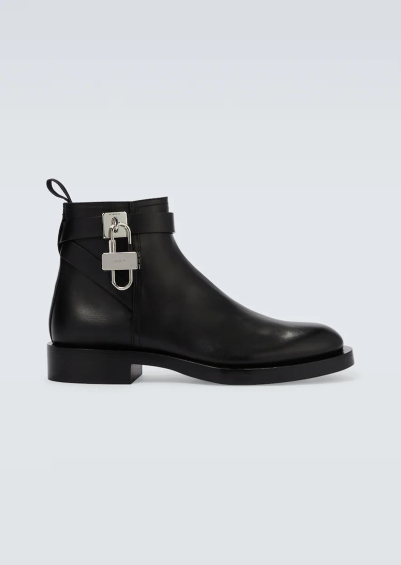 Givenchy Padlock ankle boots