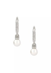 Givenchy Pearl Earrings In Metal With Crystals