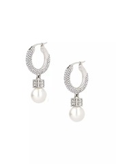 Givenchy Pearl Earrings In Metal With Crystals