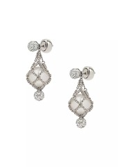 Givenchy Pearling Earrings In Metal With Pearls And Crystals