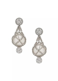 Givenchy Pearling Earrings In Metal With Pearls And Crystals