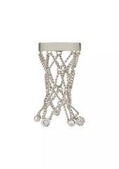 Givenchy Pearling Ring In Metal With Pearls And Crystals