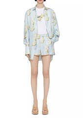 Givenchy Plage Oversized Printed Shirt