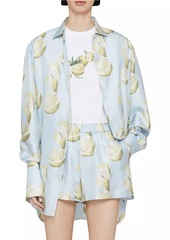 Givenchy Plage Oversized Printed Shirt