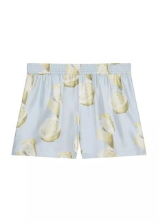 Givenchy Plage Printed Shorts in Silk