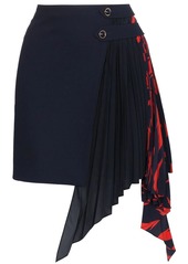 Givenchy pleated Godet mini skirt
