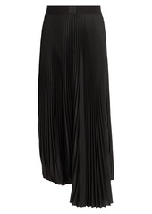 Givenchy Pleated Logo Waistband Skirt