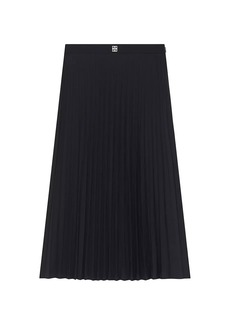 Givenchy Pleated Skirt In Wool