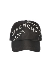 Givenchy Reflective Logo Print Nylon Baseball Cap