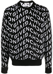 Givenchy Refracted intarsia-knit jumper