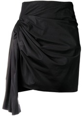 Givenchy short draped skirt