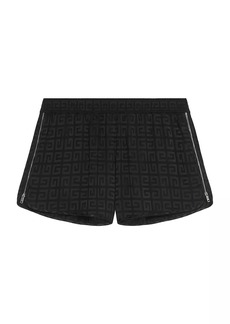 Givenchy Shorts With Zips in 4G Jacquard