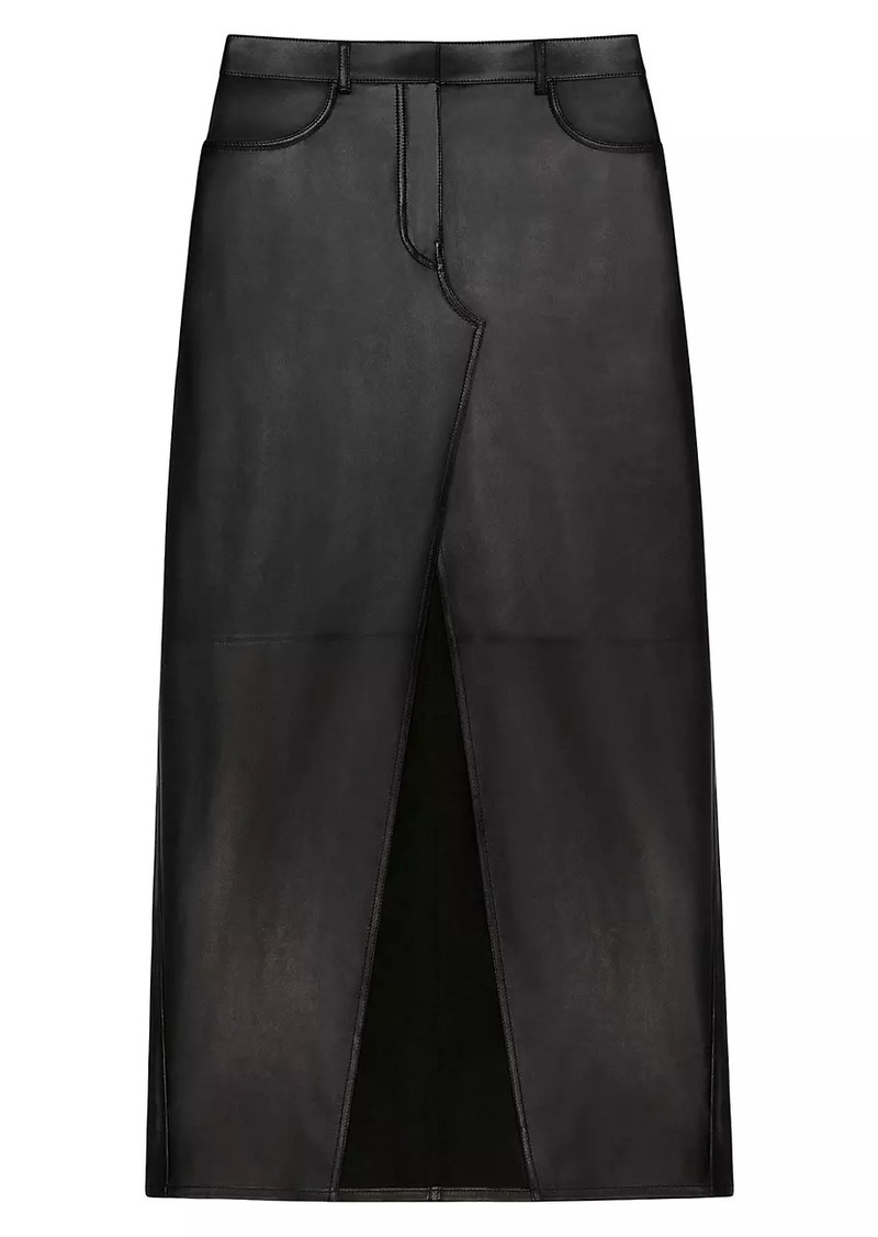Givenchy Skirt in Leather with Slit