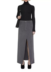 Givenchy Skirt in Wool and Cashmere with Slit