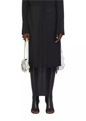 Givenchy Skirt in Wool and Mohair with Lace