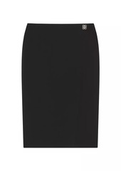 Givenchy Skirt in Wool with 4G Detail