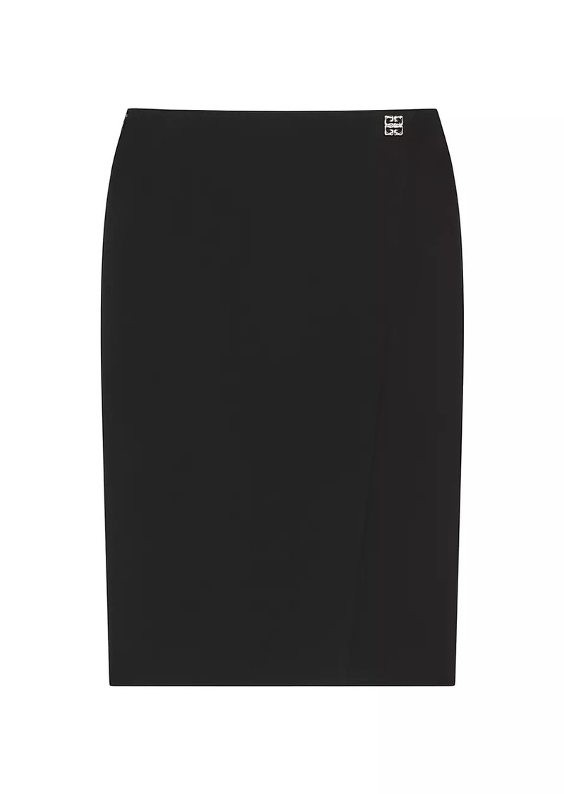 Givenchy Skirt in Wool with 4G Detail