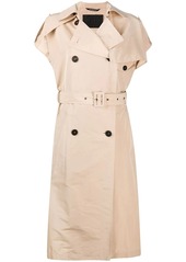 Givenchy sleeveless double-breasted trench