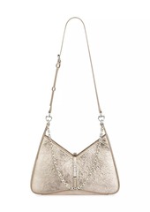 Givenchy Small Cut Out Shoulder Bag In Laminated Leather With Chain