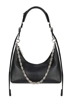 Givenchy Small Moon Cutout Leather Sporty-Strap Hobo Bag