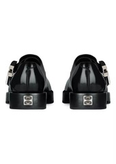 Givenchy Squared Derbies in Leather with 4G Buckle