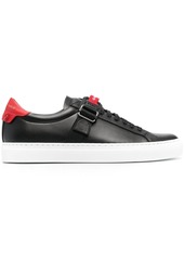Givenchy strap-detail leather sneakers
