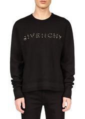 Givenchy Studed Logo Crewneck Sweater