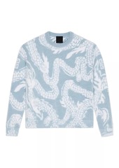 Givenchy Sweater In Mohair With Dragon Jacquard
