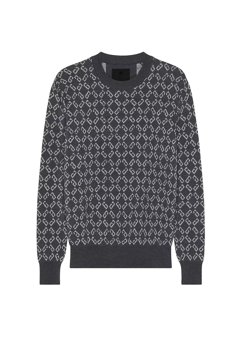 Givenchy Sweater in Monogram 72 Jacquard