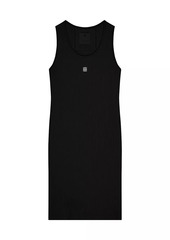 Givenchy Tank Dress in Cotton with 4G Detail