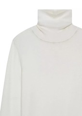 Givenchy Turtleneck Sweater in Wool and Silk with Pearls