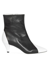 Givenchy Two-Tone Leather Ankle Boots