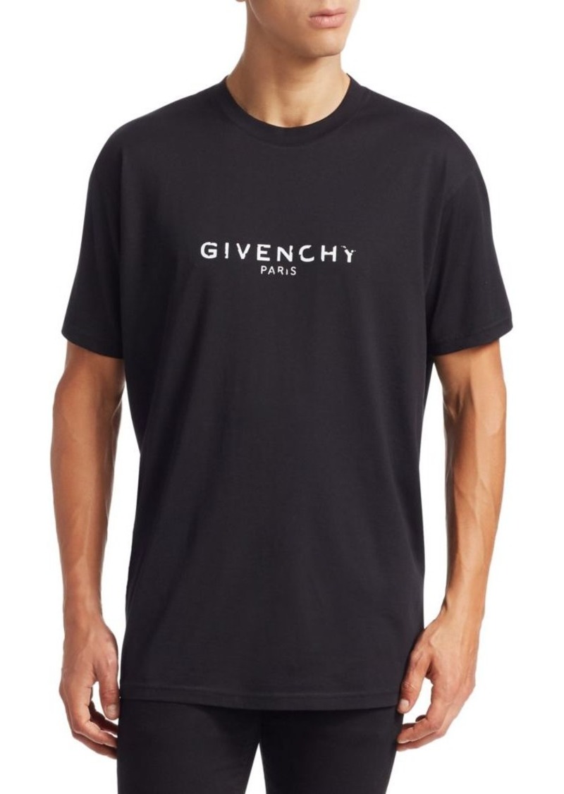 givenchy vintage logo t shirt
