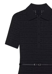 Givenchy Voyou Polo Dress in 4G Jacquard