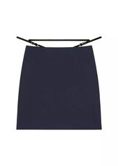 Givenchy Voyou Skirt in Wool and Mohair