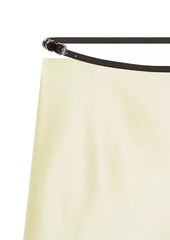 Givenchy Voyou Wrap Skirt in Silk Satin Duchesse