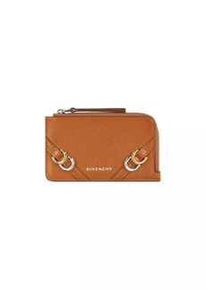 Givenchy Voyou Zipped Card Holder in Leather