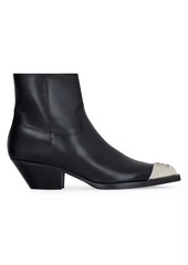 Givenchy Western Ankle Boots In Leather