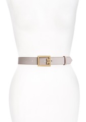 Givenchy 2G Buckle Leather Belt in Pale Pink at Nordstrom