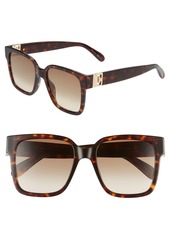 Women's Givenchy 53mm Square Sunglasses - Dkhavana/ Brown Gradient