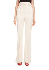 Women's Givenchy Belted High Waist Flare Pants