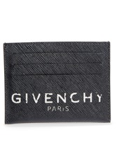 Women's Givenchy Iconic Leather Card Case - Black
