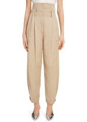 Givenchy Pleated High Waist Pants in Beige at Nordstrom