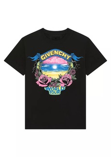 Givenchy World Tour Oversized T-Shirt In Cotton