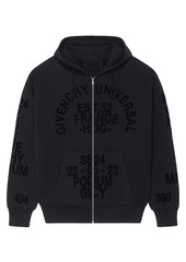 Givenchy Zipped Hoodie In Fleece