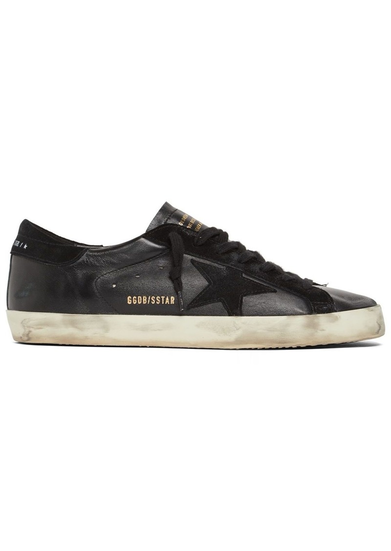 Golden Goose 20mm Super Star Leather & Suede Sneakers